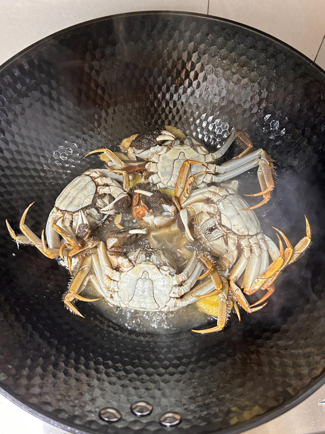 大闸蟹这样做不寒！超香！超好吃！香煎蟹!