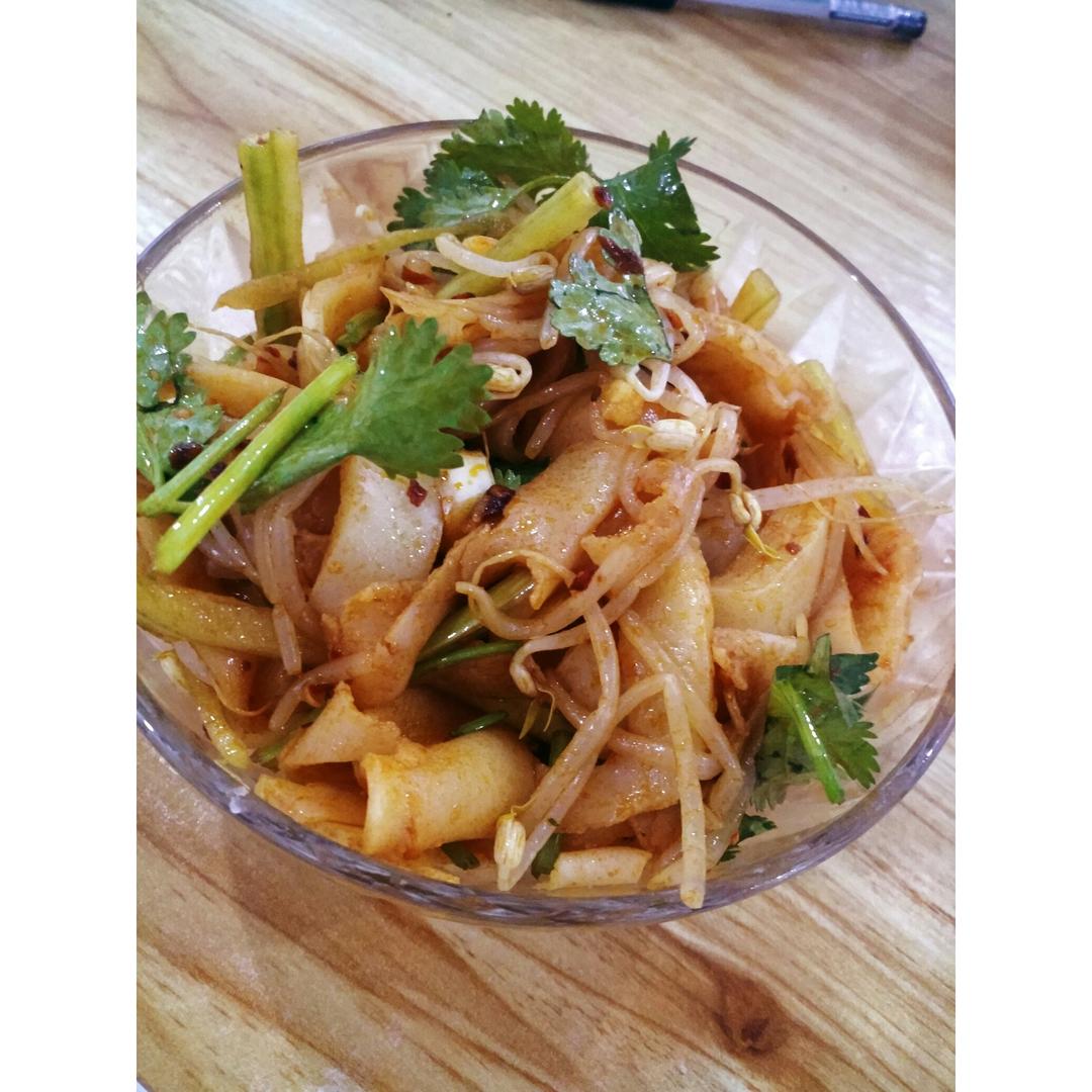 不用水洗的自制凉皮，零失败