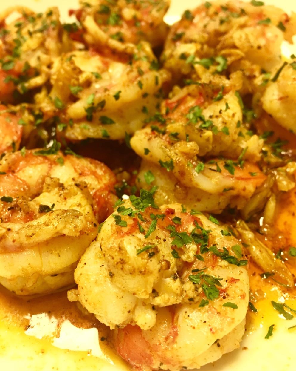 西班牙蒜蓉虾（视频）