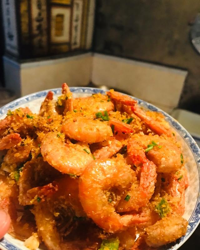 避风塘炒虾