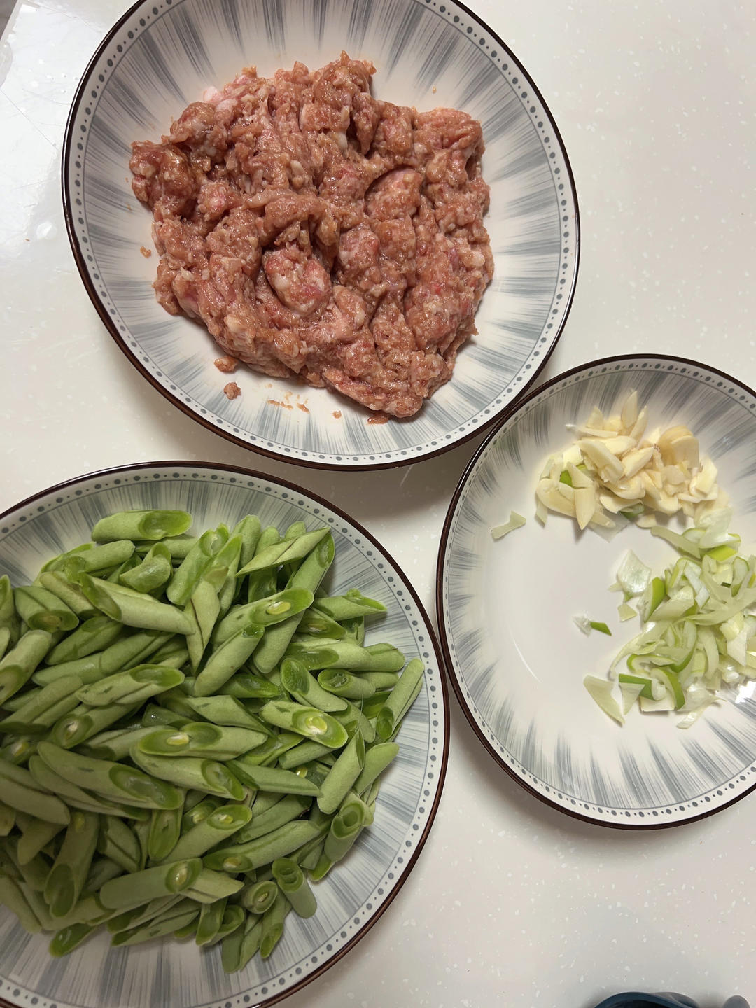 肉沫豆角下饭菜