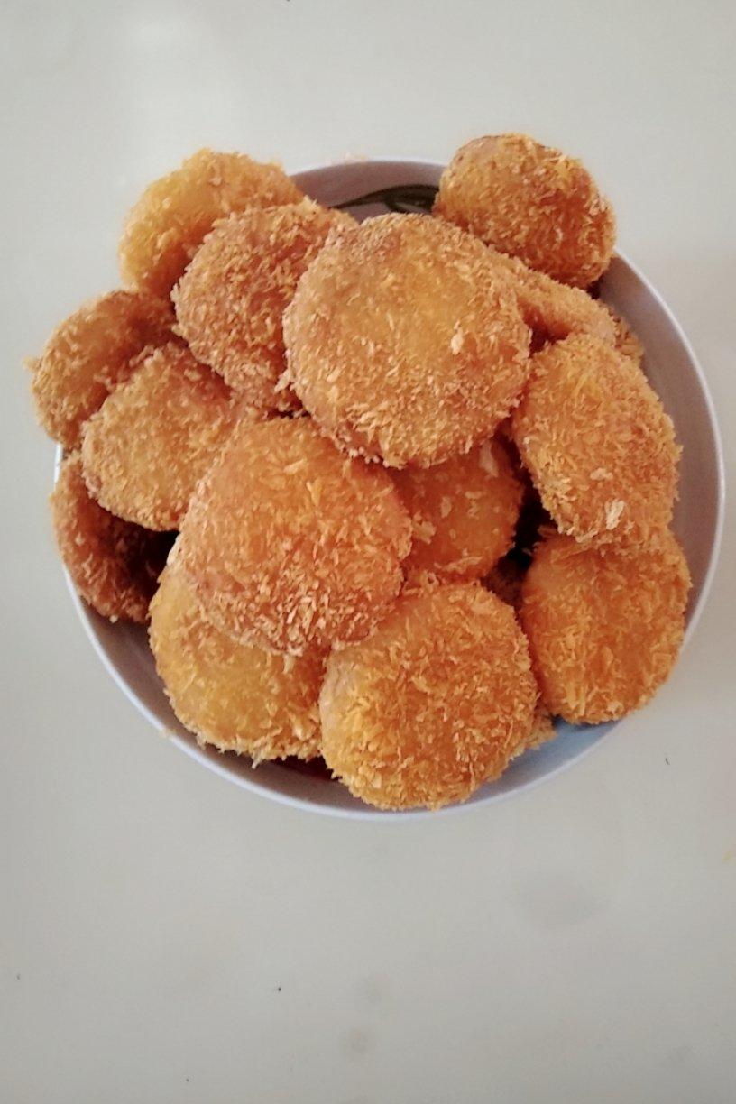 雪花南瓜饼