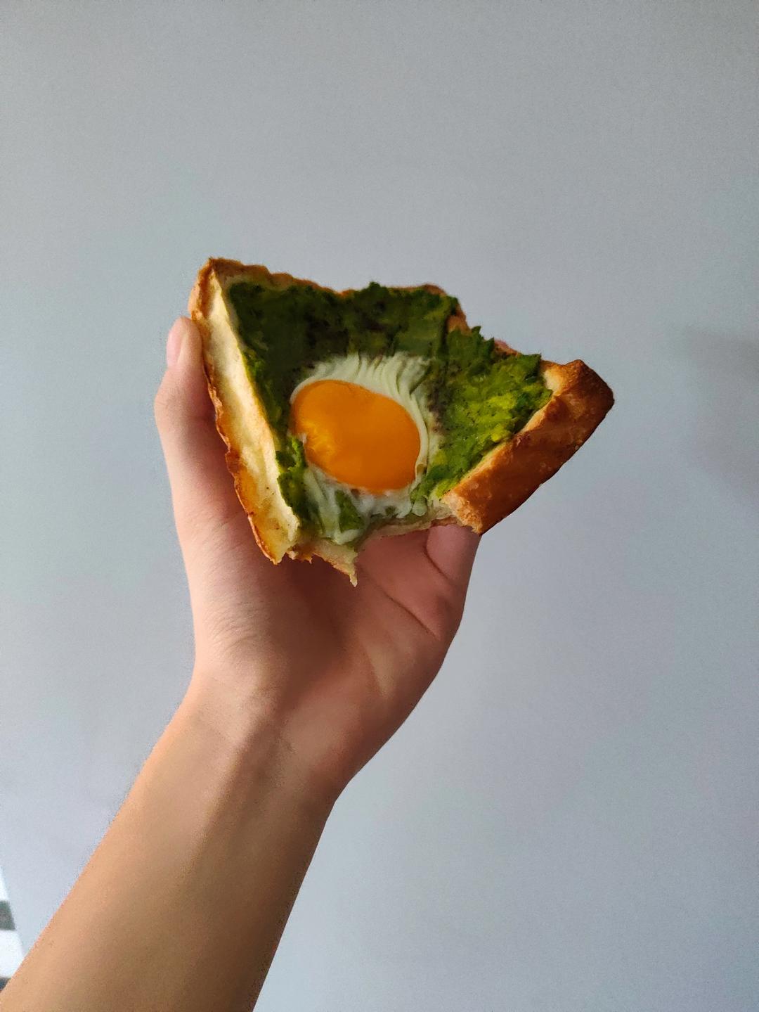 牛油果烤蛋
