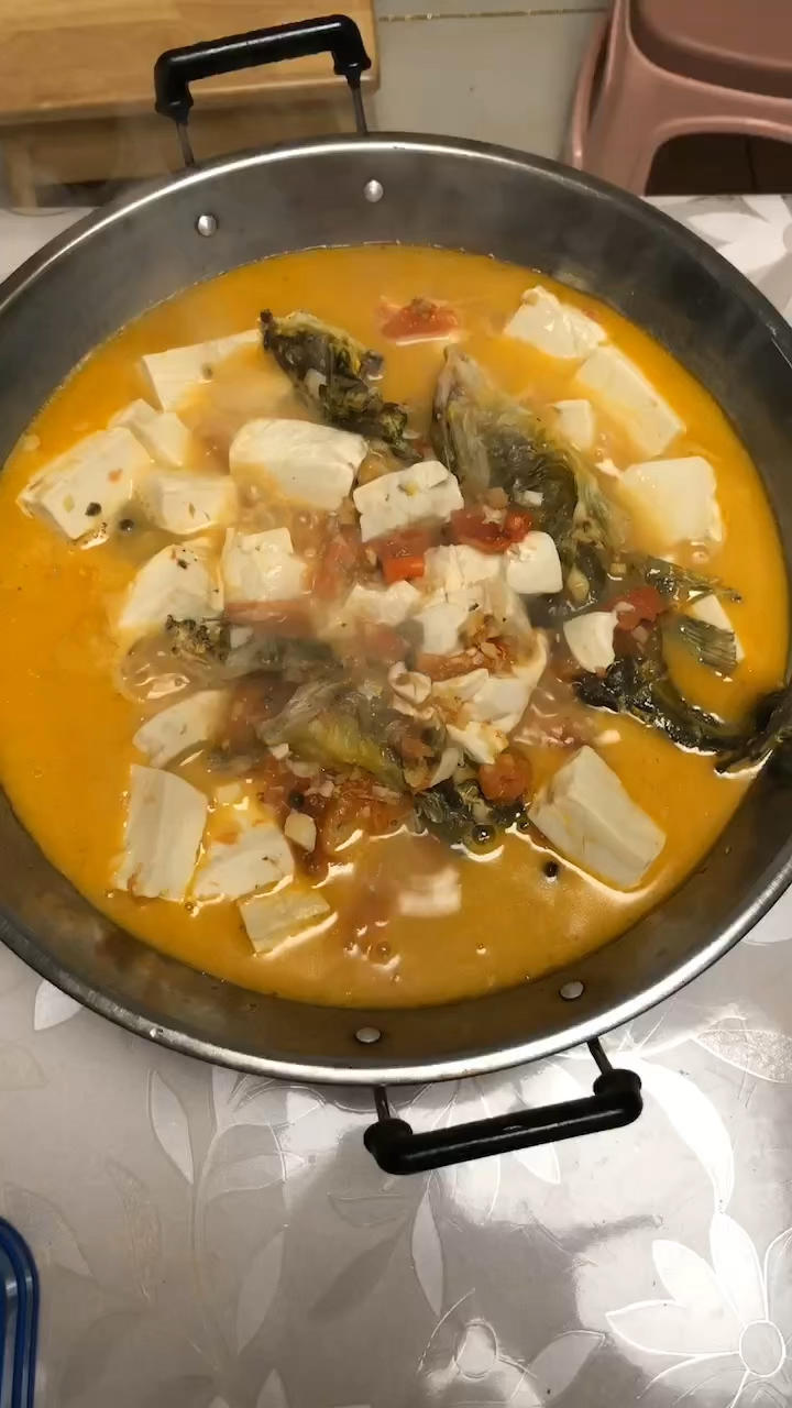 番茄豆腐黄骨鱼