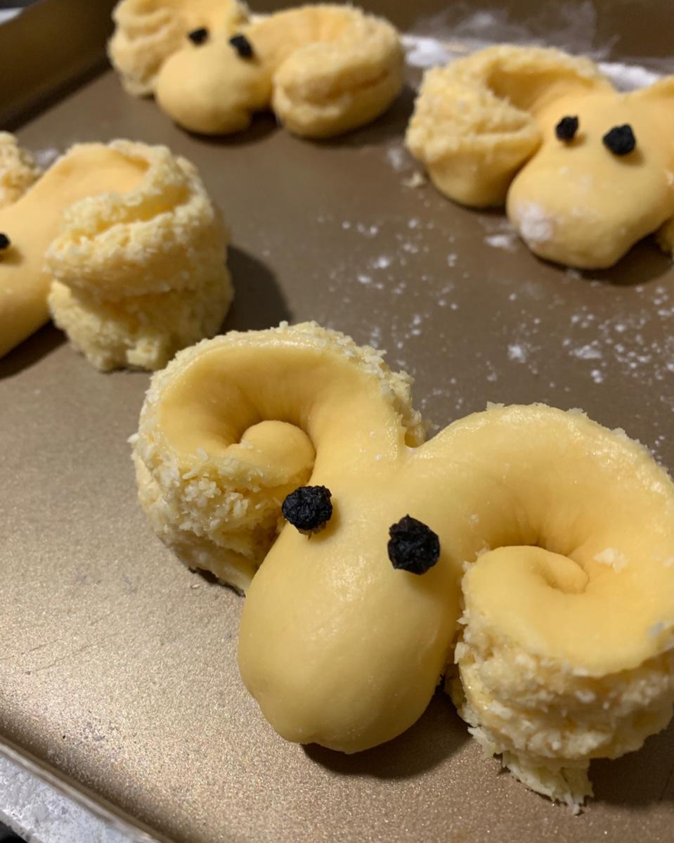 椰蓉白羊座面包