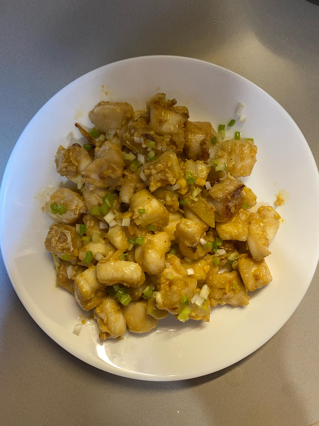 快手版咸蛋黄焗脆肉皖鱼腩