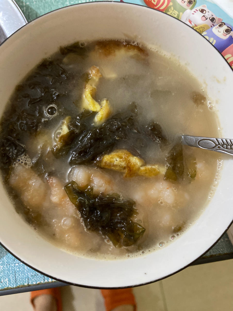 紫菜虾滑汤