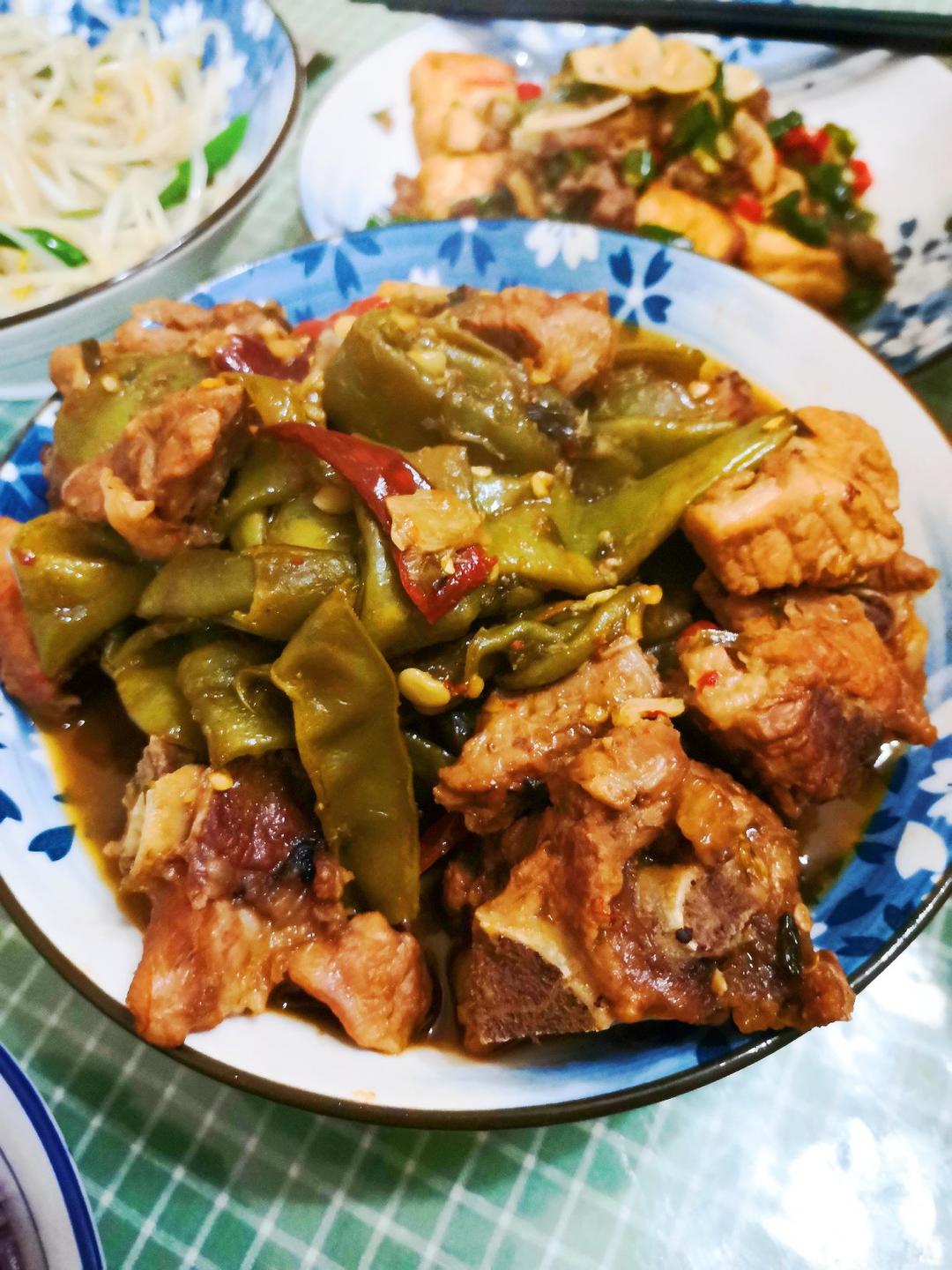 排骨炖豆角