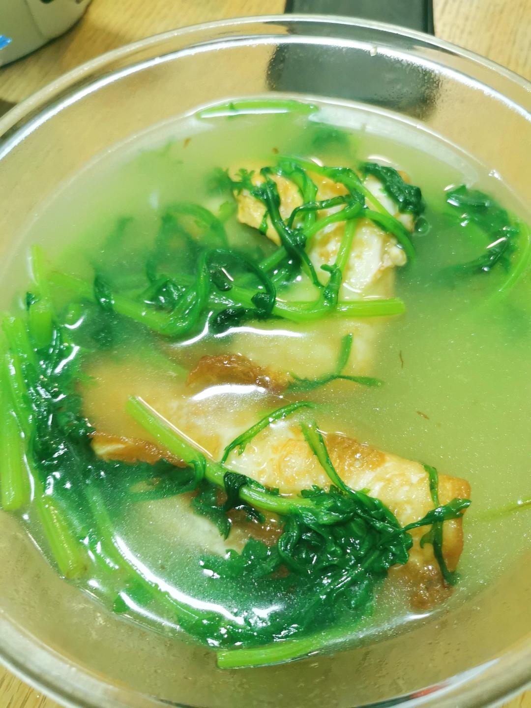 快手汤｜青菜鸡蛋汤