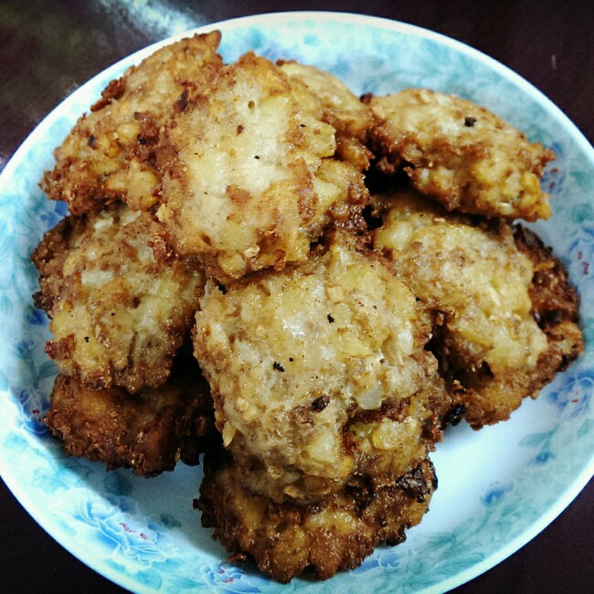 多米乐呀做的可乐饼肉末洋葱土豆饼