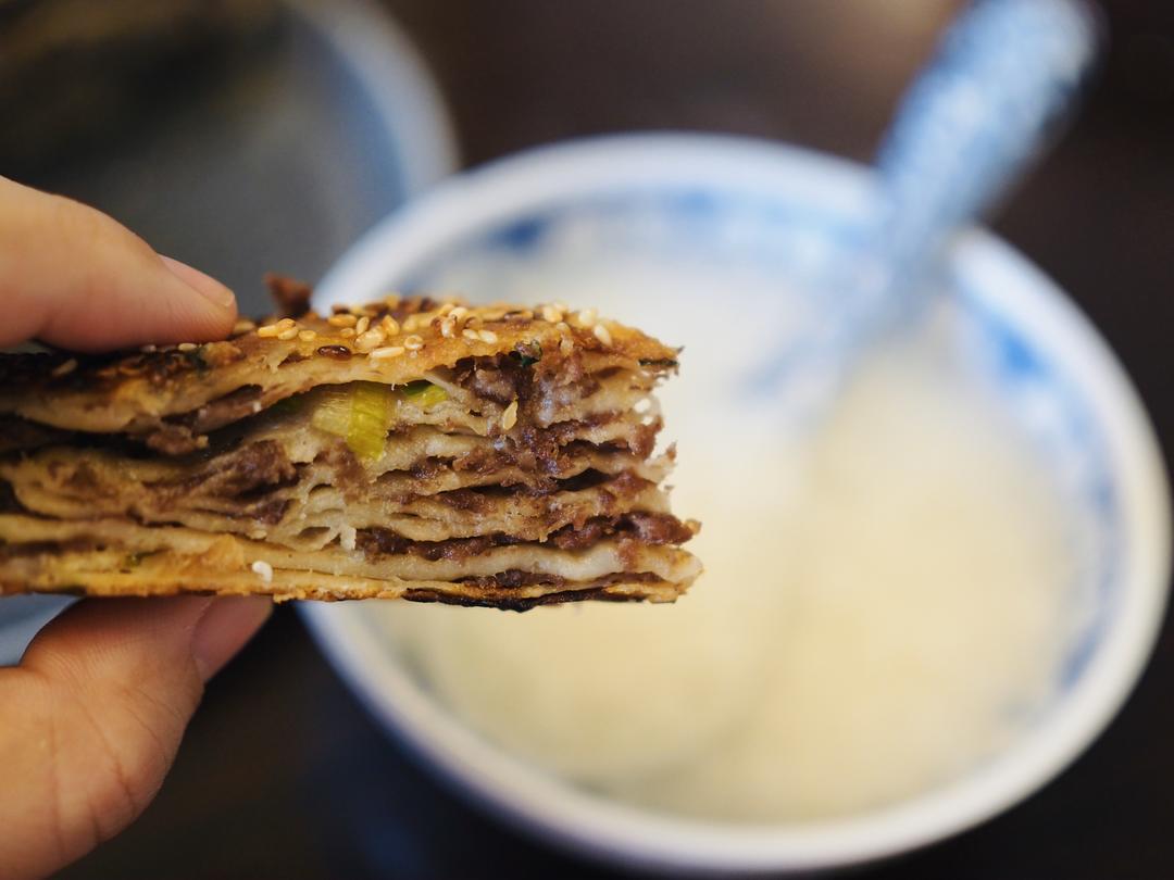 牛肉千层饼 牛肉馅饼