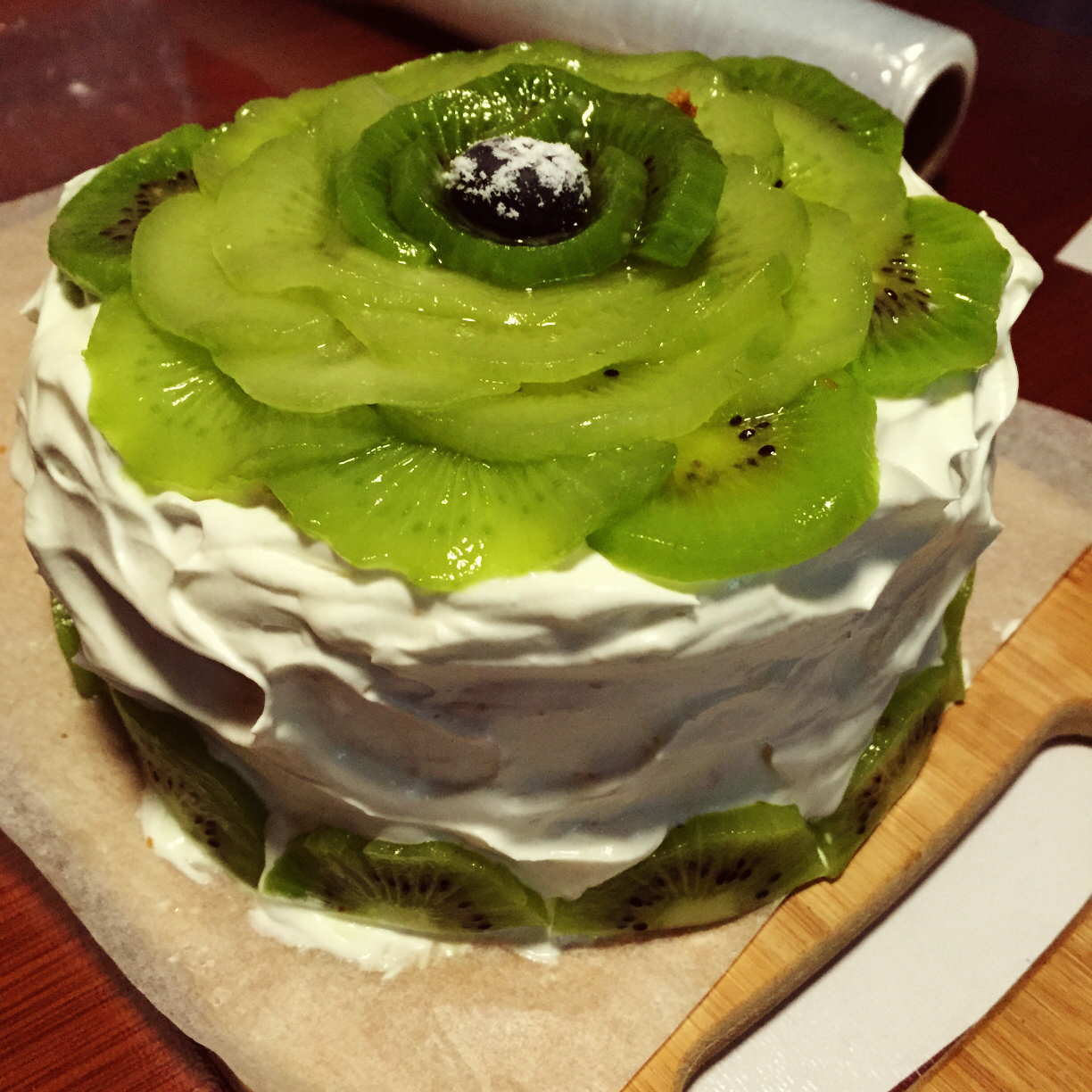 可可戚风裸蛋糕