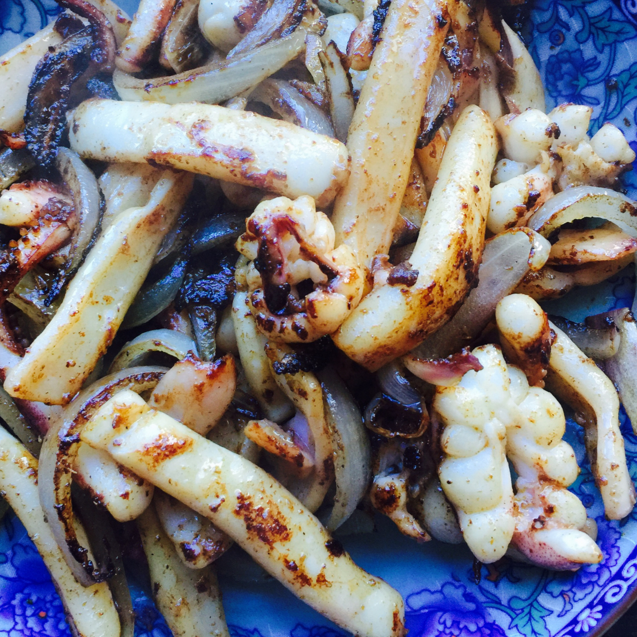 平底锅版铁板鱿鱼