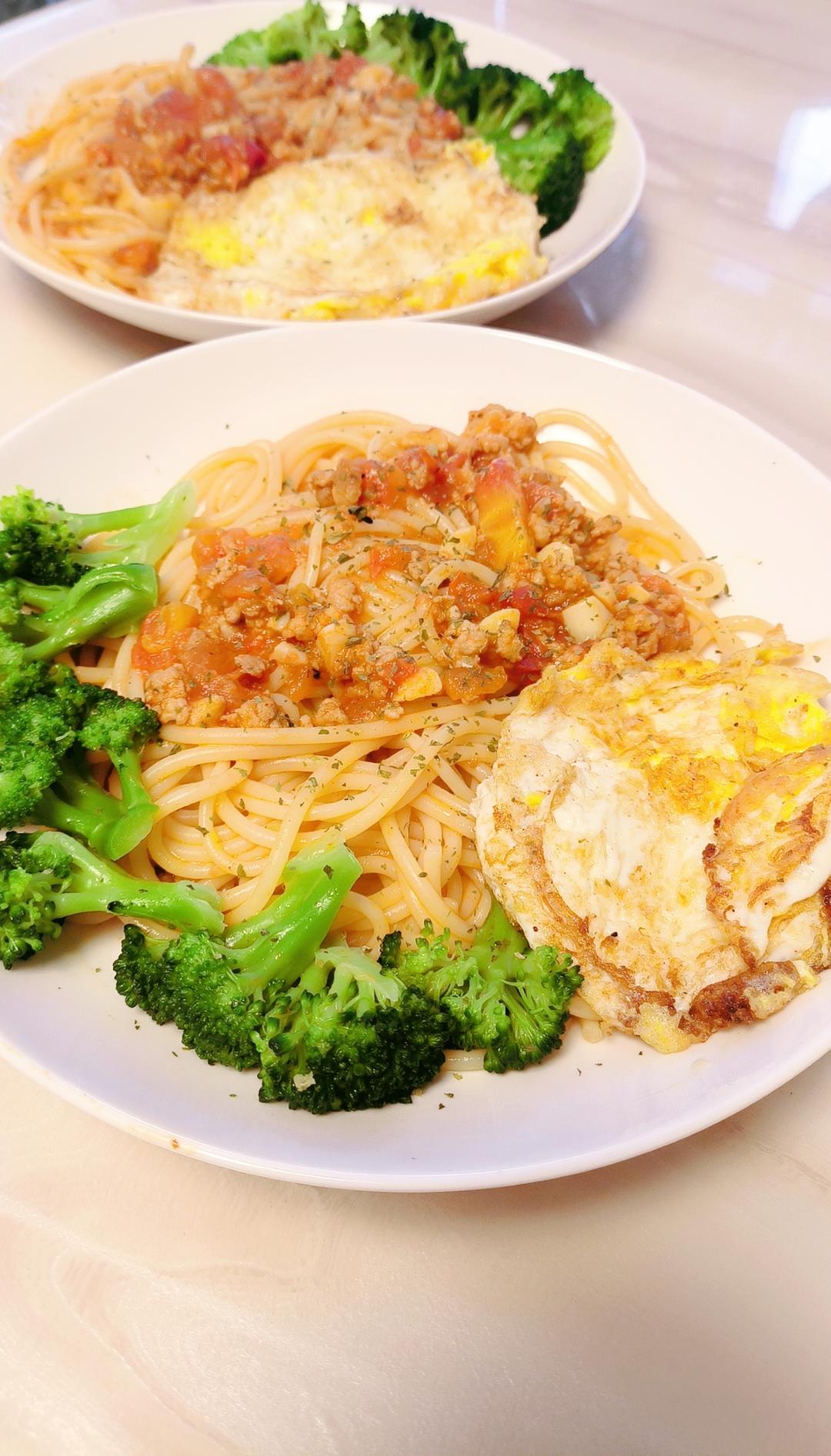 番茄肉酱意大利面——小朋友也爱吃，简单的意面酱做法