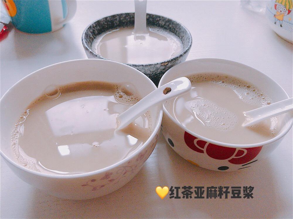 红茶亚麻籽豆浆丨健康·三餐