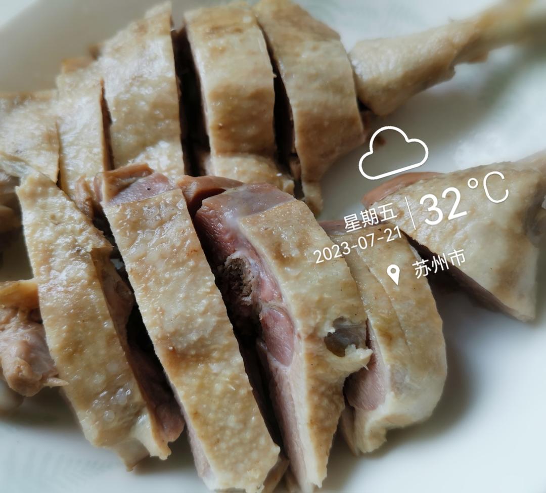 首次成功的盐水鸭腿