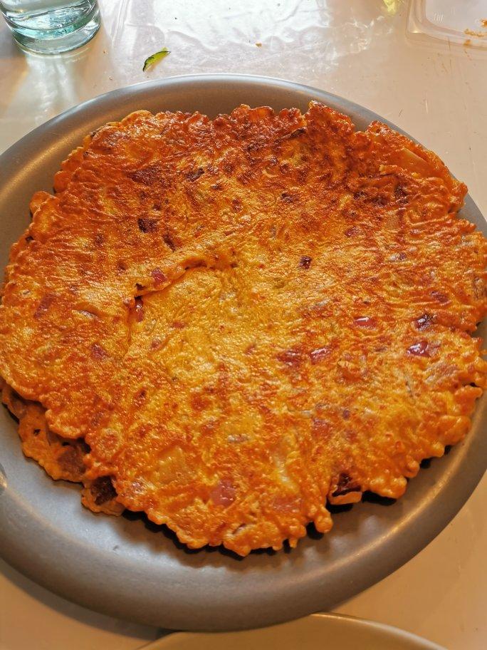 堂妈教你做泡菜饼