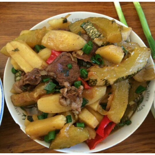 梦醒时分了做的炖窝瓜(快手菜)