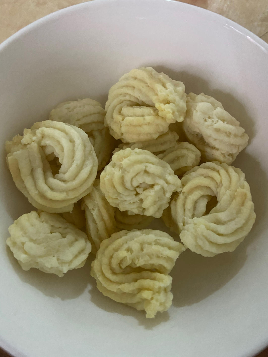 曲奇饼干，完美配方超好挤，酥到不敢碰，一个月还能酥掉渣