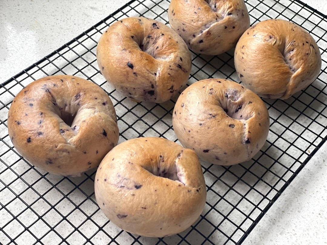 蓝莓贝果｜无油低糖