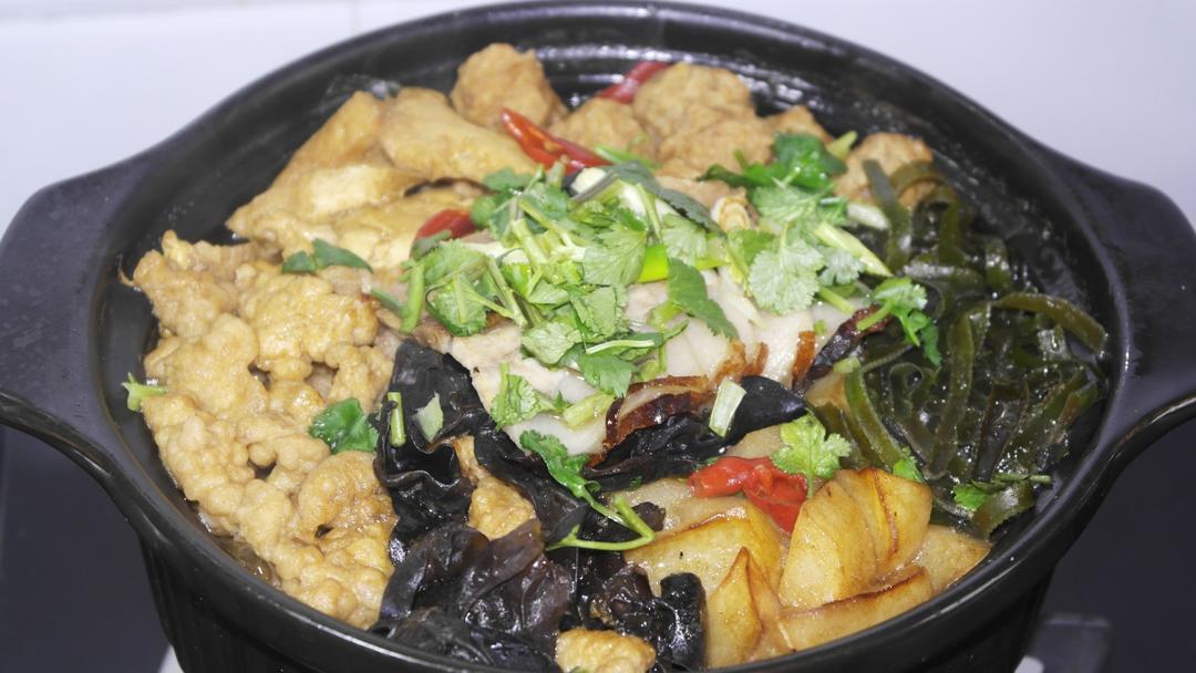 山西特色什锦砂锅的做法