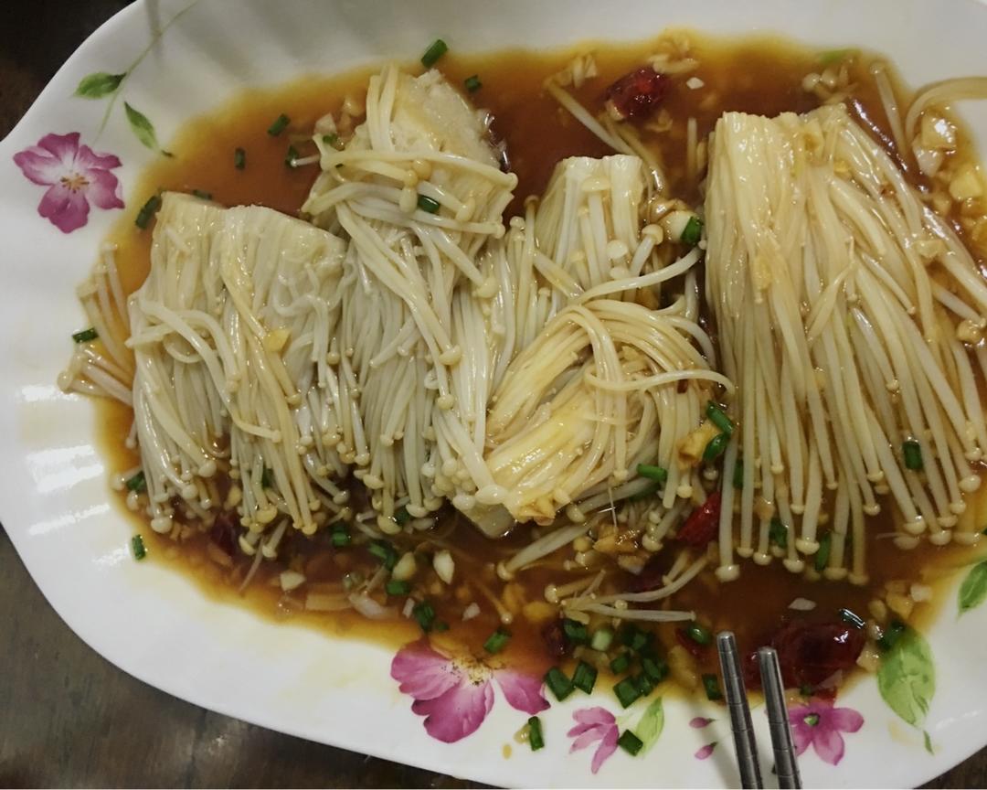 蚝油金针菇