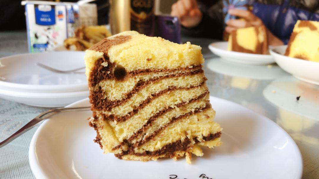 斑马纹戚风蛋糕