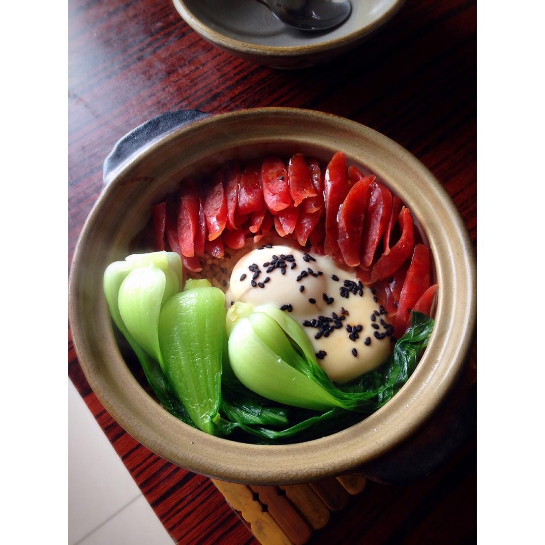 香肠煲仔饭