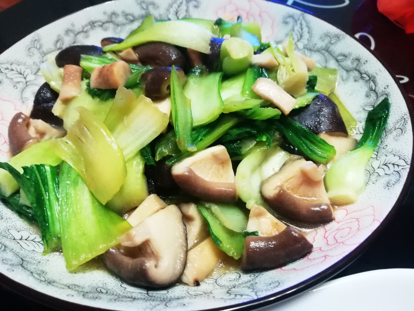 简单营养快手香菇青菜
