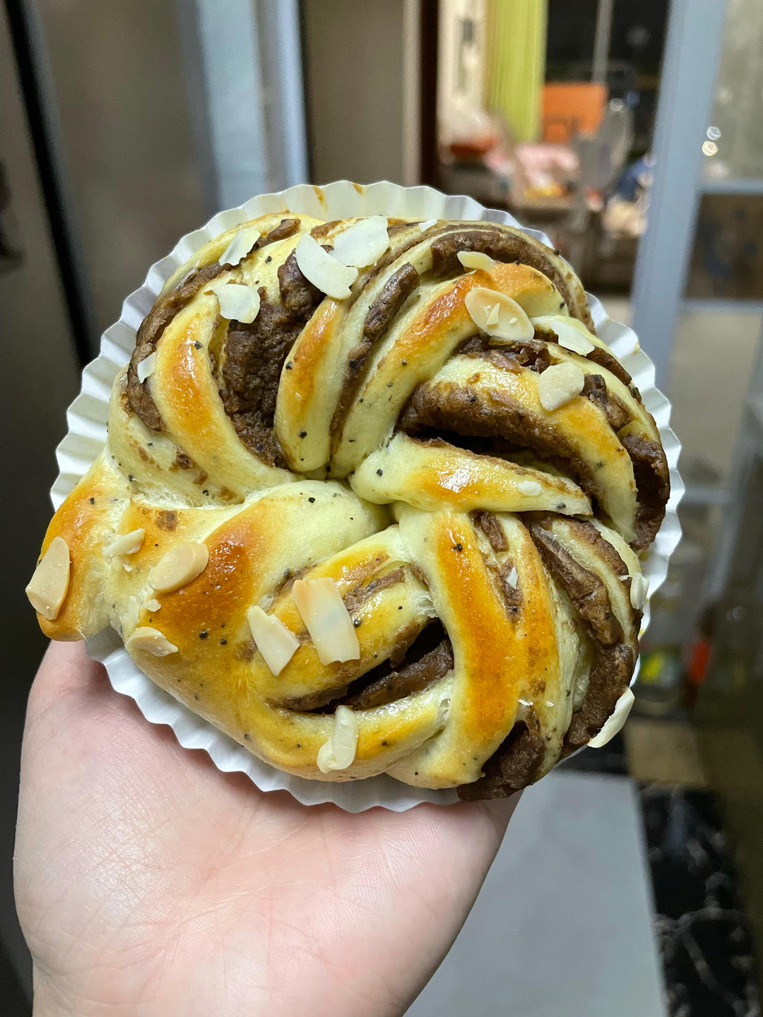 万能的、超级方便的百分百中种冷藏发酵法面包、菠萝包