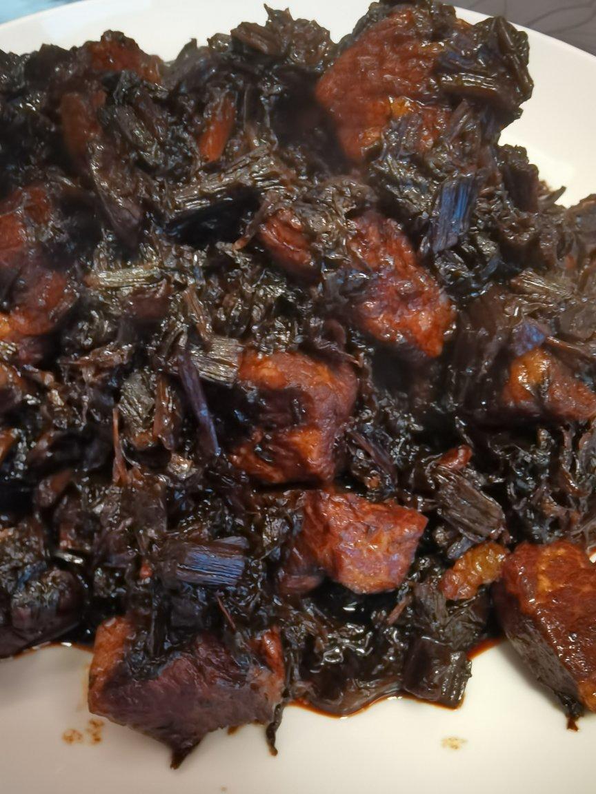 超级下饭的咸菜烧肉