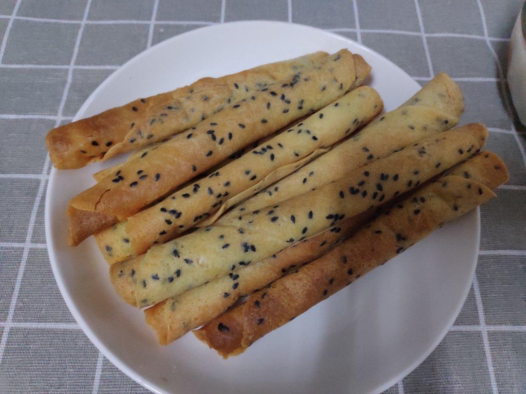 香酥芝麻蛋卷  (新手入门不粘锅版)