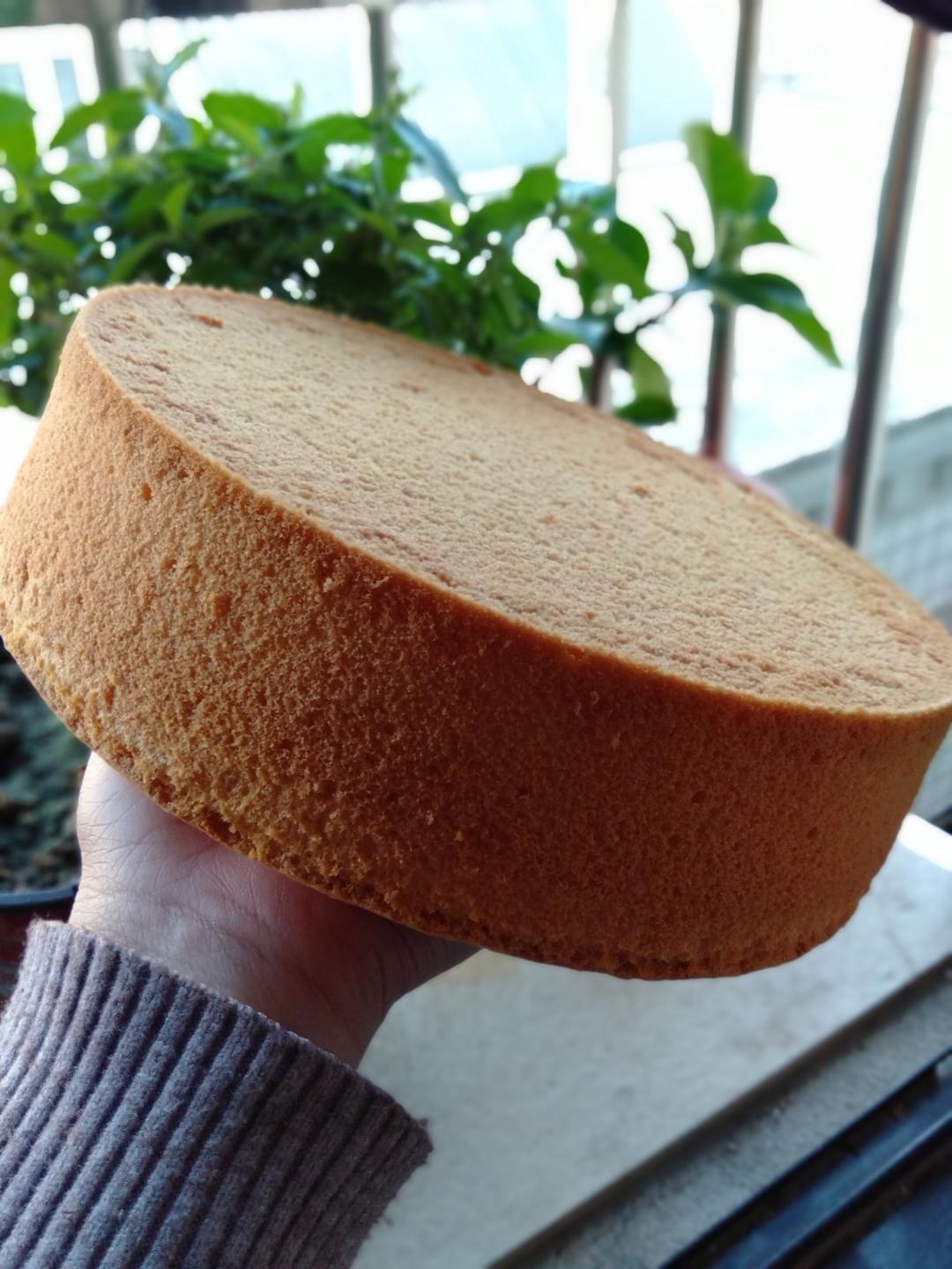 超好记八寸戚风蛋糕（后蛋法）