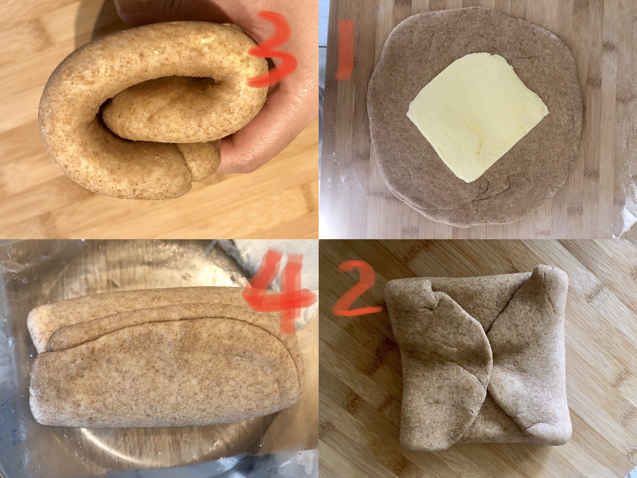 丹麦手撕面包（6寸）的做法 步骤5