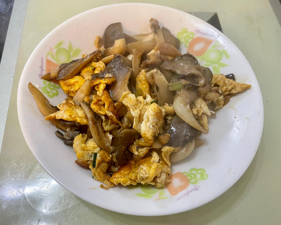 好吃家常菜❤️蘑菇炒鸡蛋