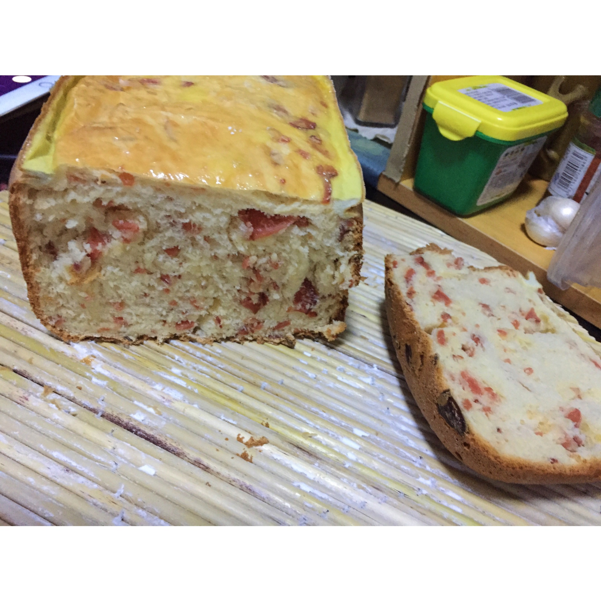 超级好吃的原味面包（面包机版）