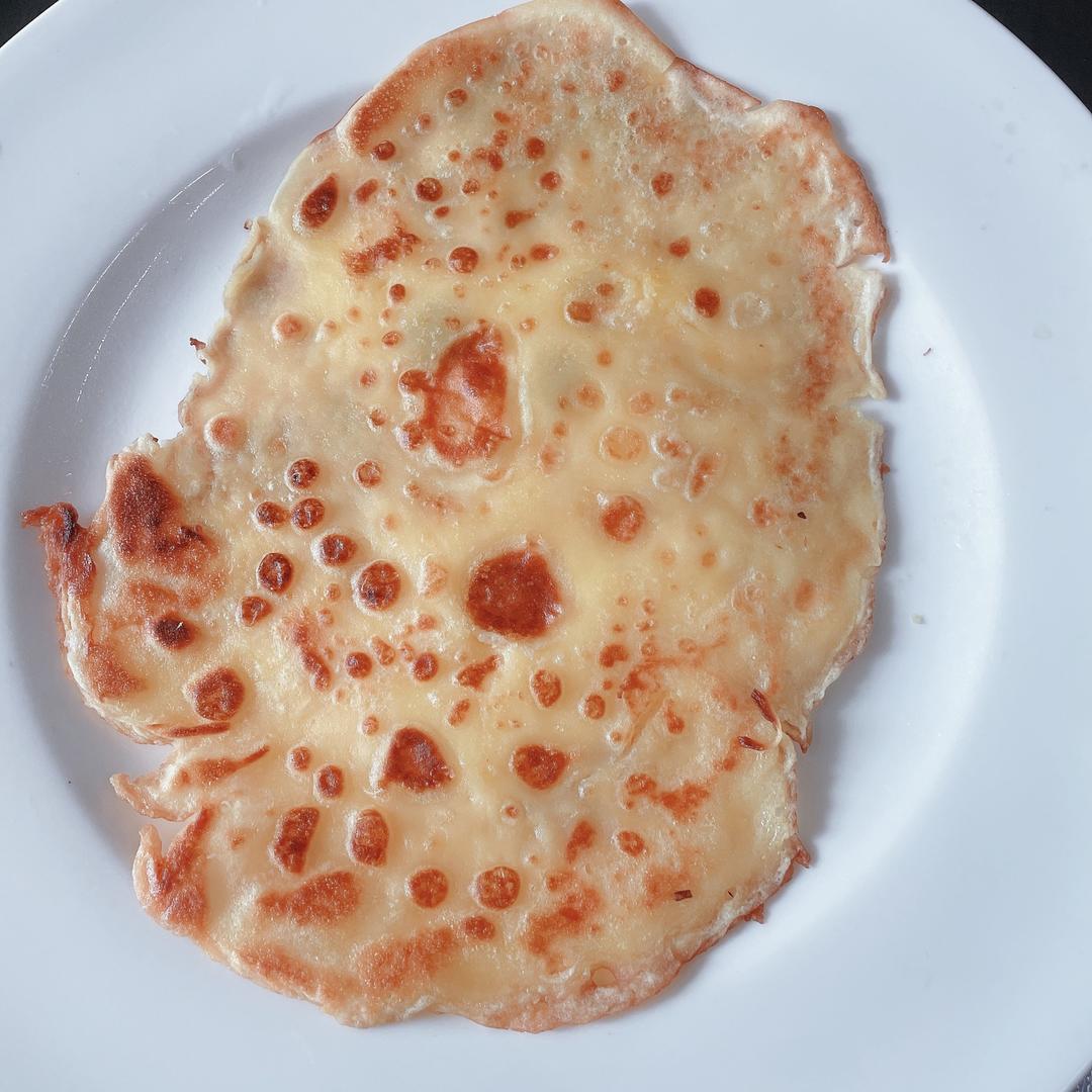 牛奶鸡蛋烙饼🥞（甜口）的做法