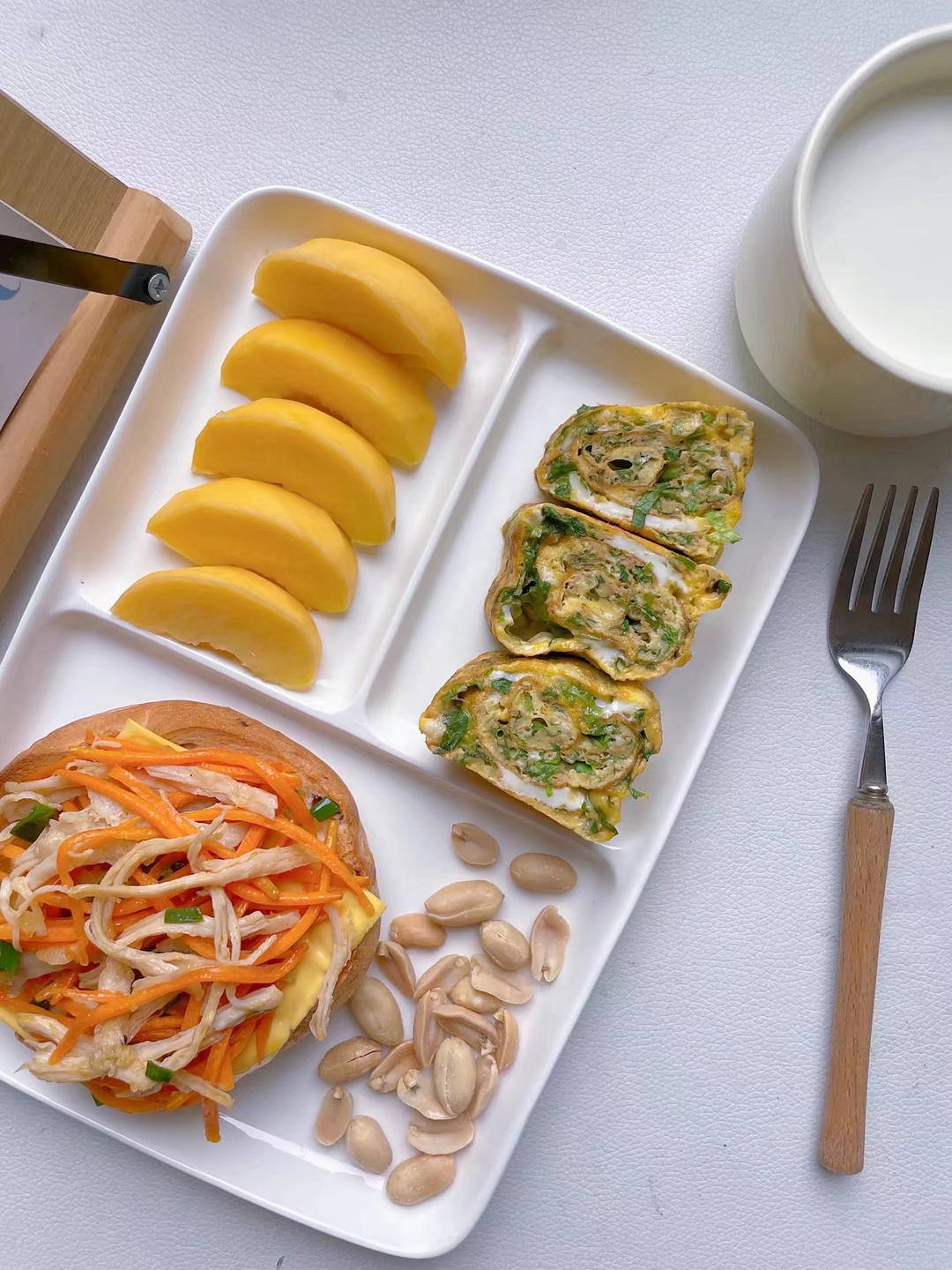 纯奶手撕吐司的做法 步骤1