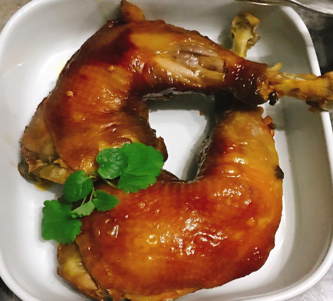 burnsnight做的电饭锅烤鸡腿