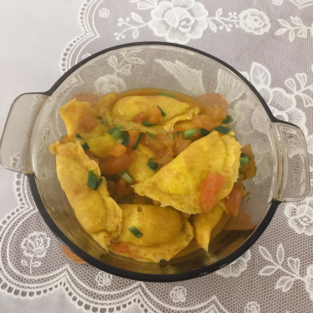番茄蛋饺汤