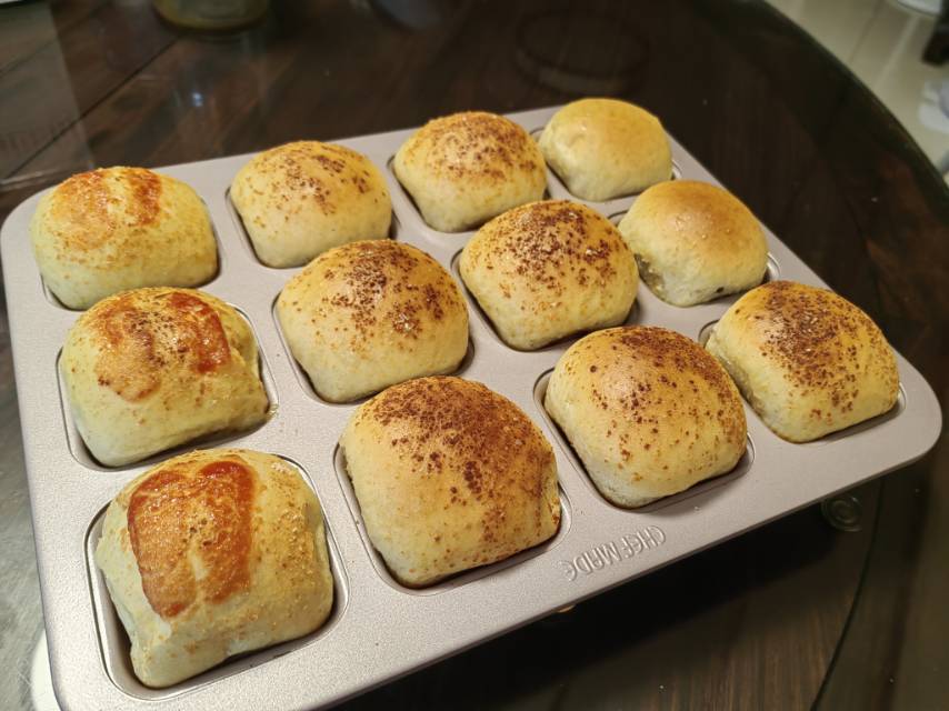 日式土豆🥔泥沙拉🥗面包/12连迷你小吐司🍞