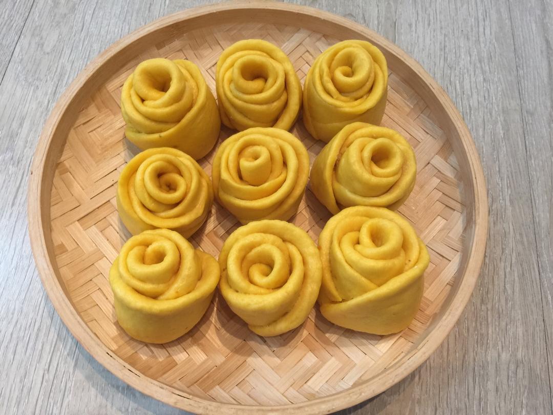 玫瑰花馒头