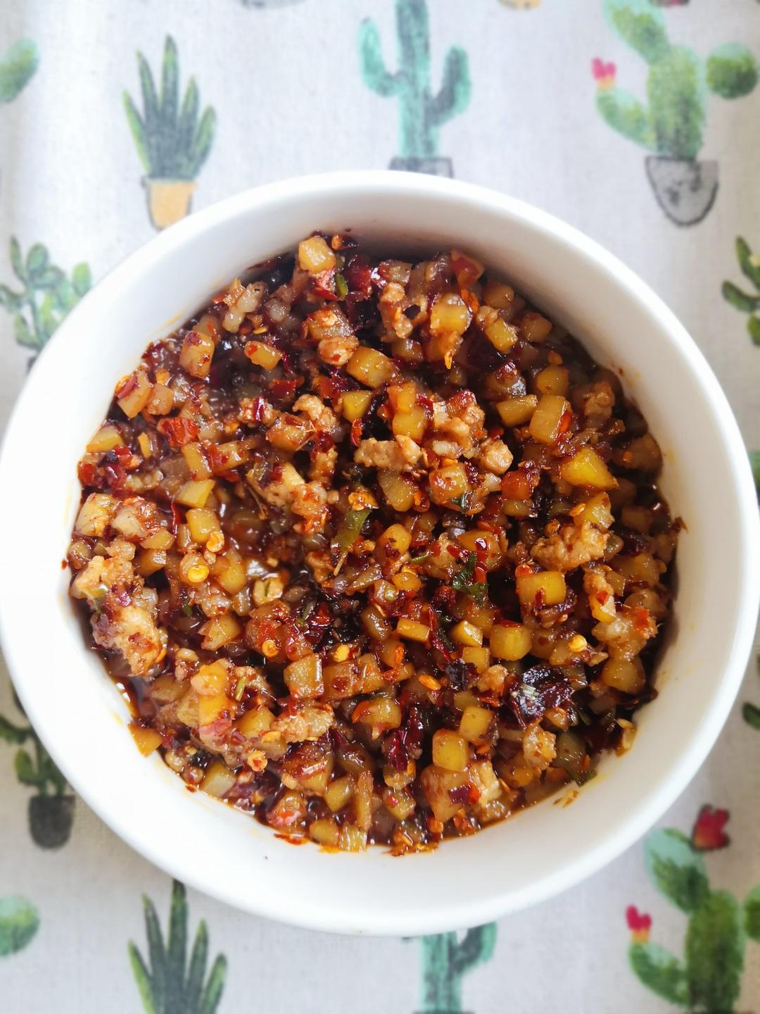 刘颖霏做的肉臊子