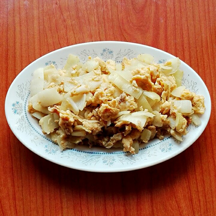 洋葱炒鸡蛋（美式）