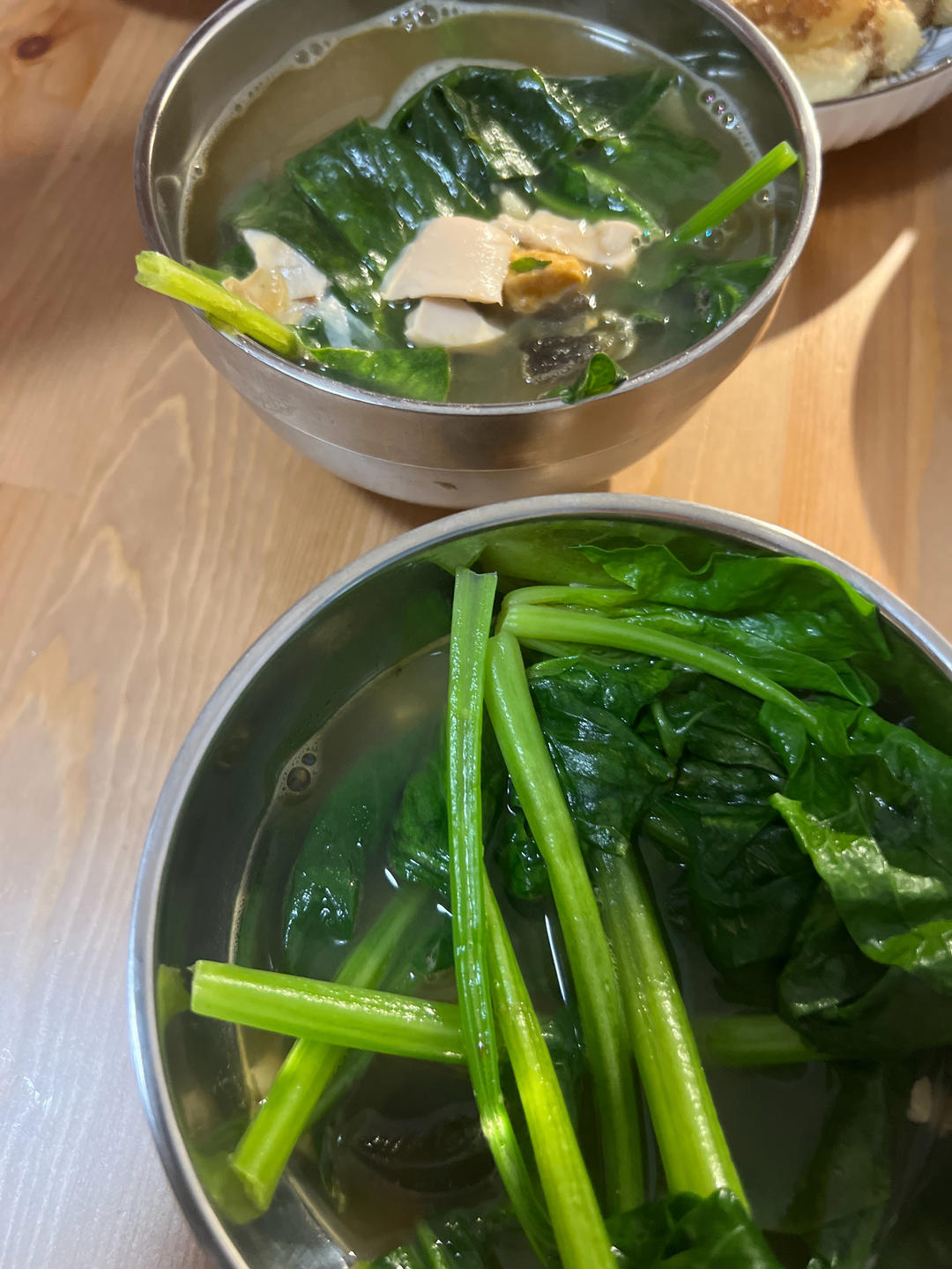 快手菜之上汤菠菜