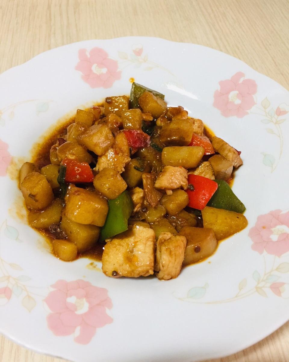 辣酱鸡丁