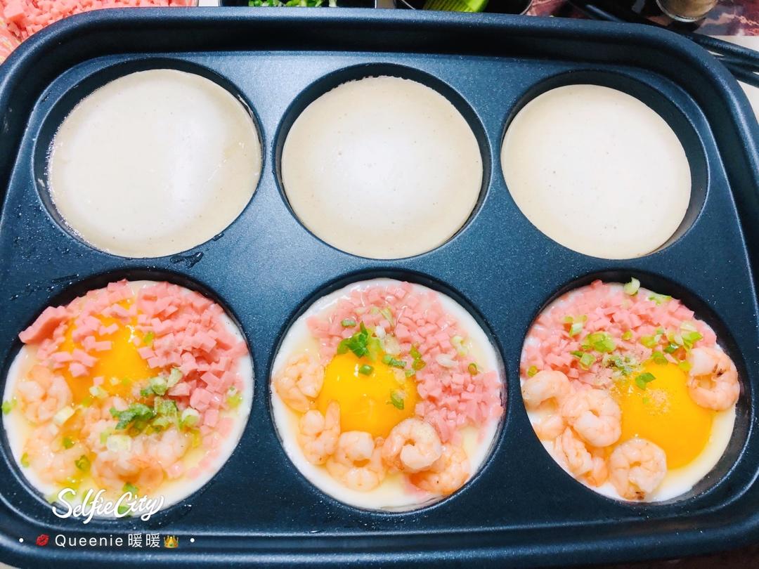 早餐霸王~沉甸甸鸡蛋汉堡