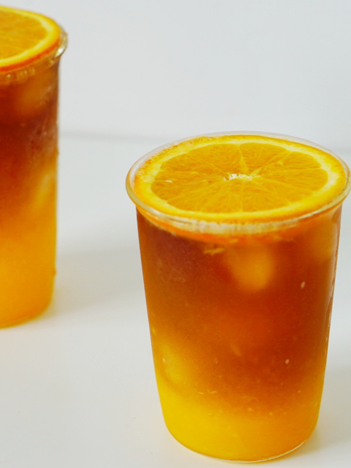 甜橙气泡冰美式的做法