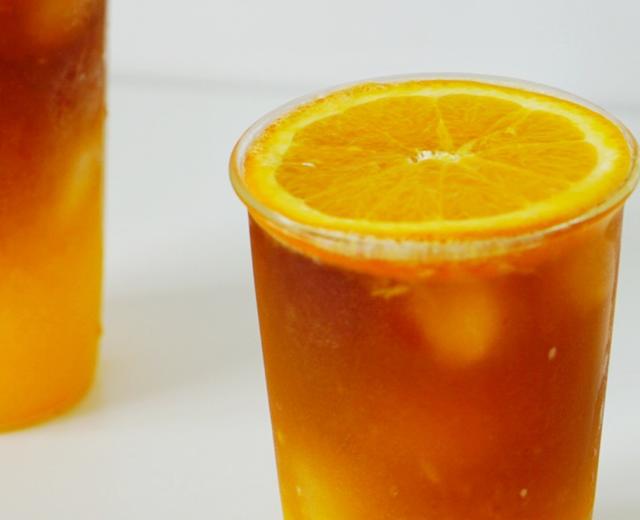甜橙气泡冰美式
