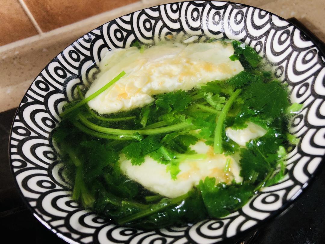香菜鸡蛋汤